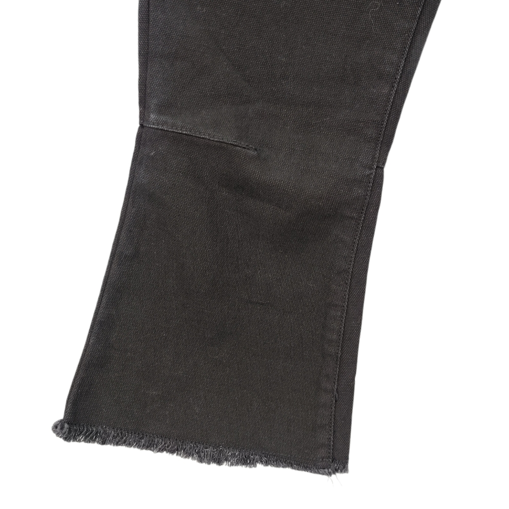 ASOS Flare Leg Raw Hem Jeans Black 8 NWT - Picture 6 of 14